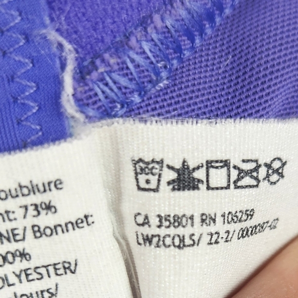 Lululemon Run Times High Support Run Sports Bra in Charged Indigo Purple 34D - Picture 15 of 15